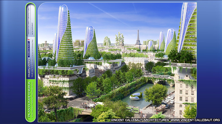未來巴黎智慧城將充滿綠色摩天大廈