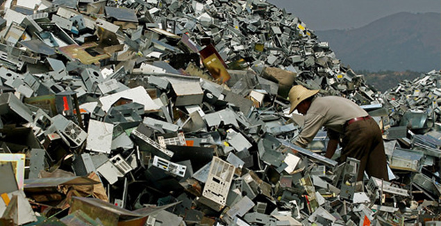 全球電子廢物僅6分之1回收