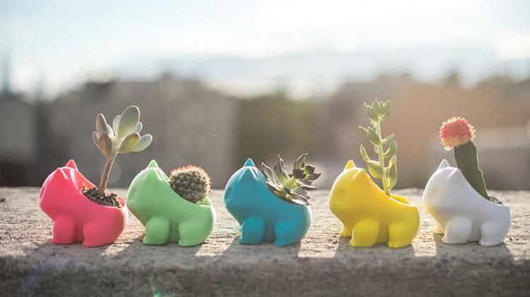 妙蛙種子是你！3D 列印出自己的神奇寶貝盆栽