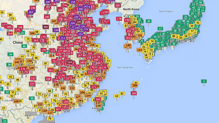 別再說是中國飄來的！西半部12個空污觀測站「紫爆」是因為...