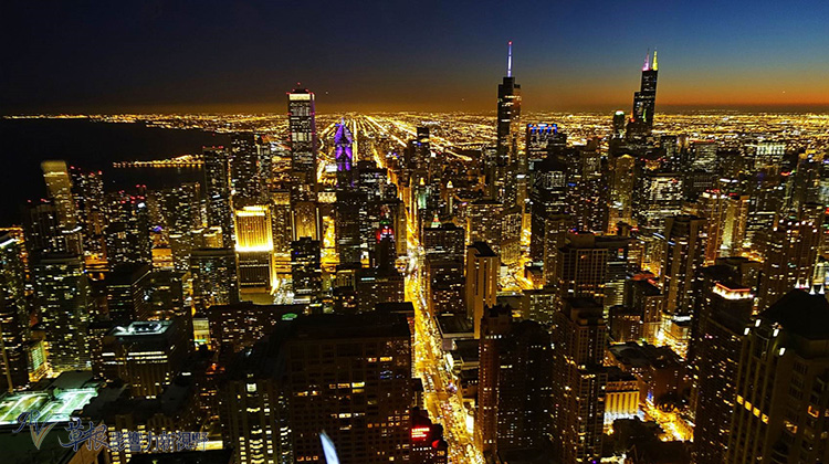  情迷冬季芝加哥：三個芝加哥夜拍的好去處    