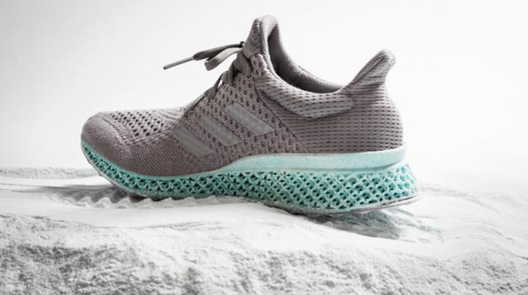 全球首發3D列印跑鞋 海洋塑膠垃圾做的