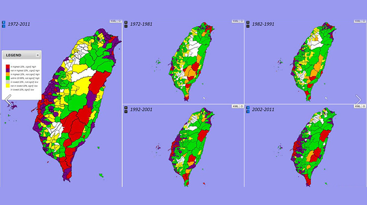 台灣40年癌症地圖：台北是健康了，但中彰雲嘉卻變成「重癌鄉症」