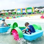 暑假水樂園免費玩！滑水道、水上步行球、碰碰船high翻天