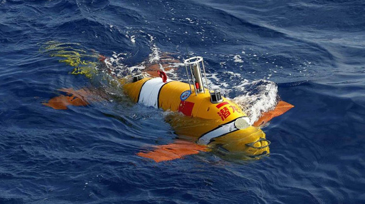 中國的機器人潛艇看起來像是小丑魚