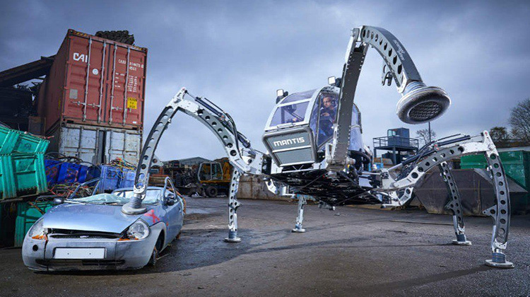 從星戰電影而啟發的金氏世界紀錄最大六足仿生機器人