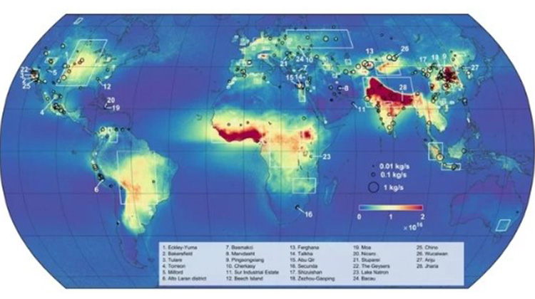 衛星地圖顯示動物糞便正在演變成為致命的氨污染