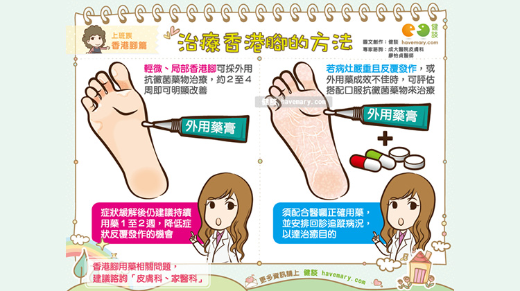 治療香港腳的方法 草根影響力新視野