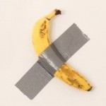 貼上膠帶的香蕉，價值美金12萬的藝術品