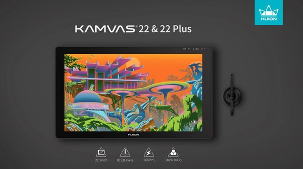 繪王新品Kamvas 22&Kamvas 22 Plus數位屏正式發布