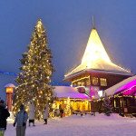 芬蘭羅瓦涅米的聖誕快樂
