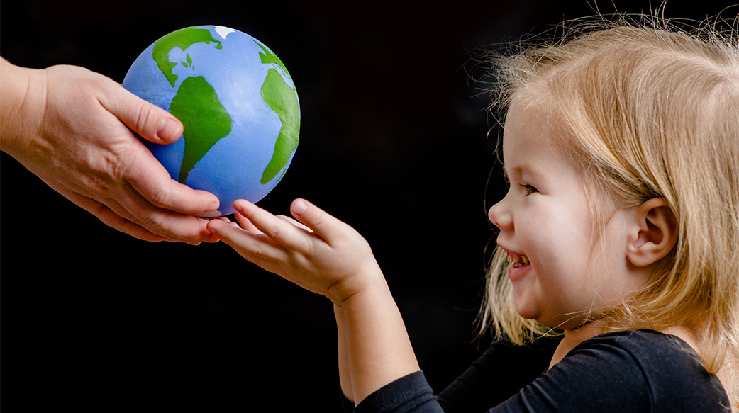 教導孩子關於世界地球日
