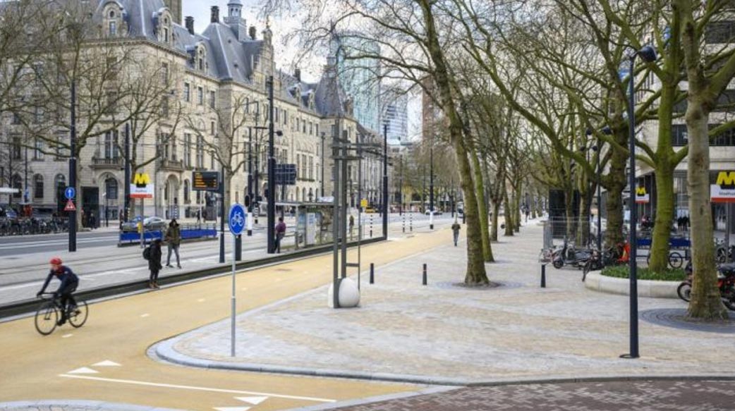 能想像台北車站下方有個5千輛自行車的停車場嗎？荷蘭鹿特丹怎麼從汽車城市改造成行人與單車族的天堂