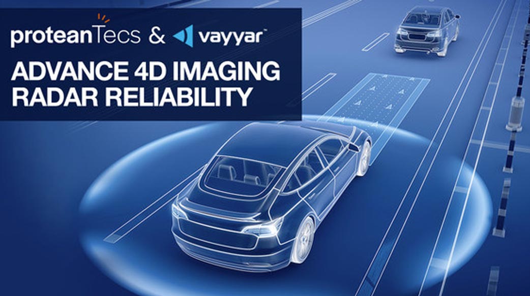 Vayyar 選擇 proteanTecs 進行晶片預測分析以提升車輛安全性