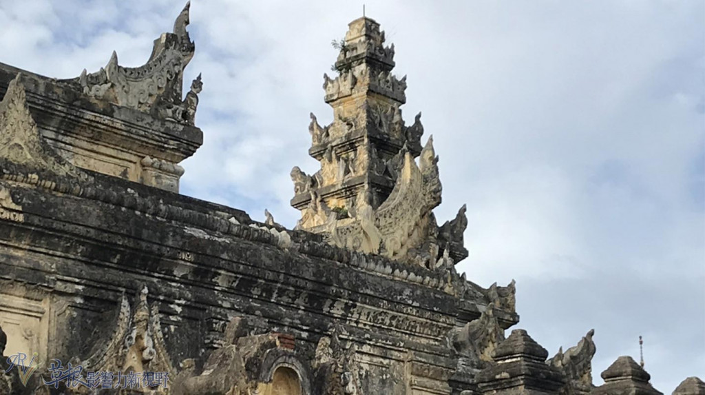 緬甸佛國(二二) 阿瓦南明瞭望塔、Maha Aung Mye Bonzan佛塔| 草根 