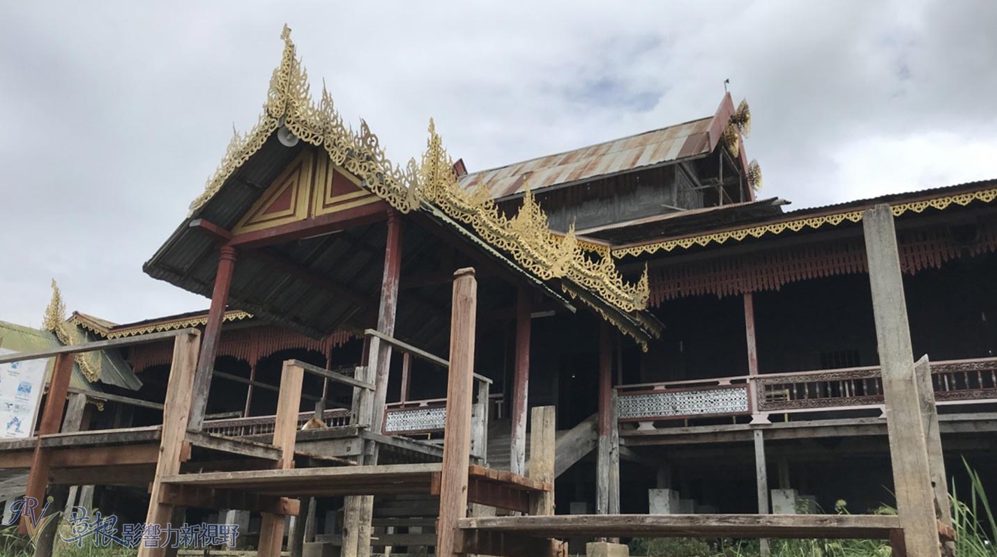 緬甸佛國(四五) 茵萊湖Nga Phe Kyaung寺（跳貓寺）