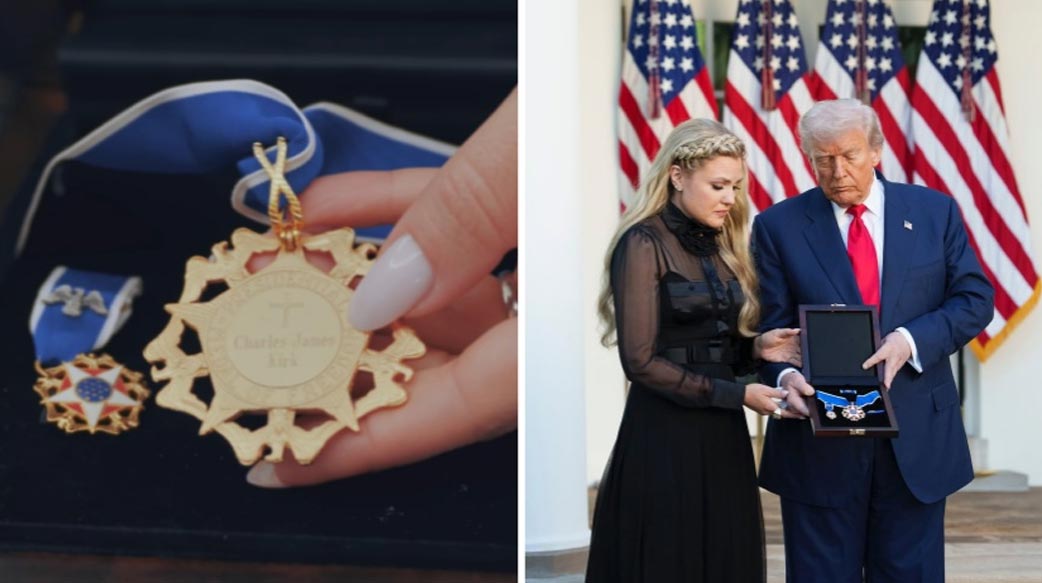 查理柯克冥誕獲追授總統自由勳章 遺孀艾瑞卡追憶亡夫：肉身雖死去 愛永不止息