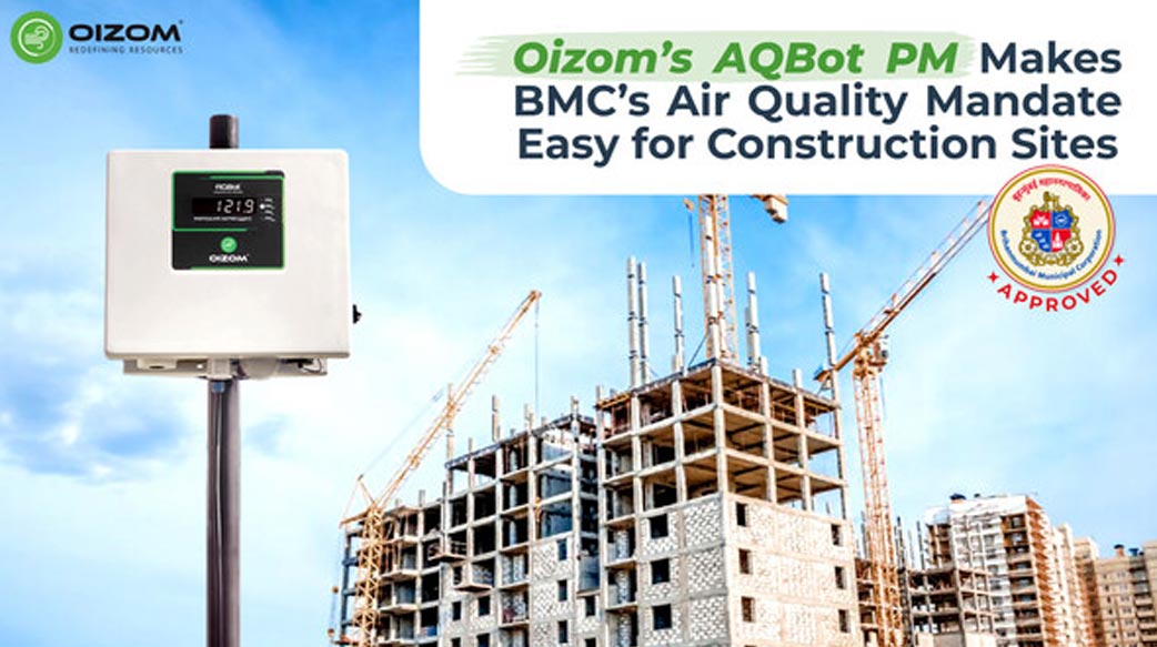 Oizom 的 AQBot PM 為建築地盤輕鬆符合 BMC 的空氣質素要求