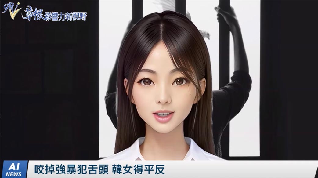《AI播報》咬掉強暴犯舌頭 韓女得平反