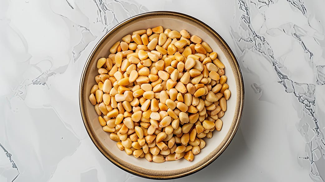 吉祥健康零嘴，自製松子仁香氣逼人