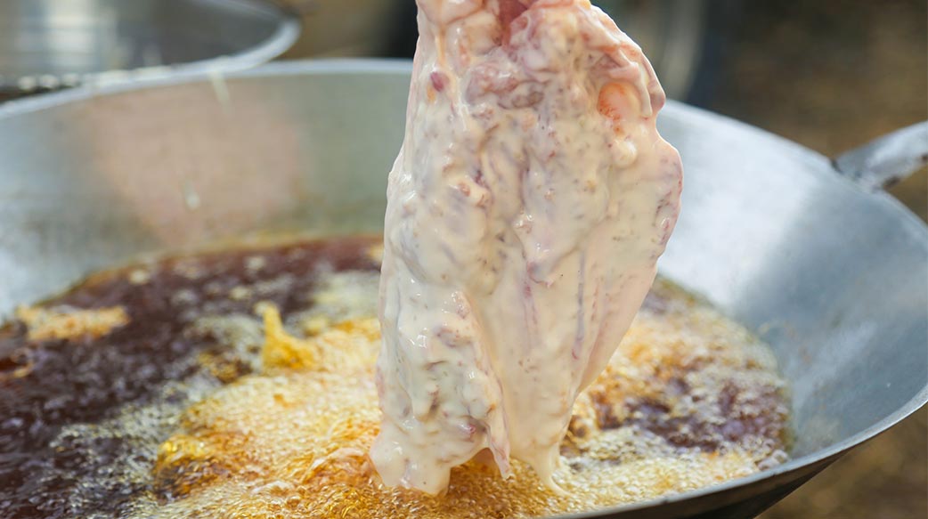 炸粉裹得巧妙，炸雞脆不可擋