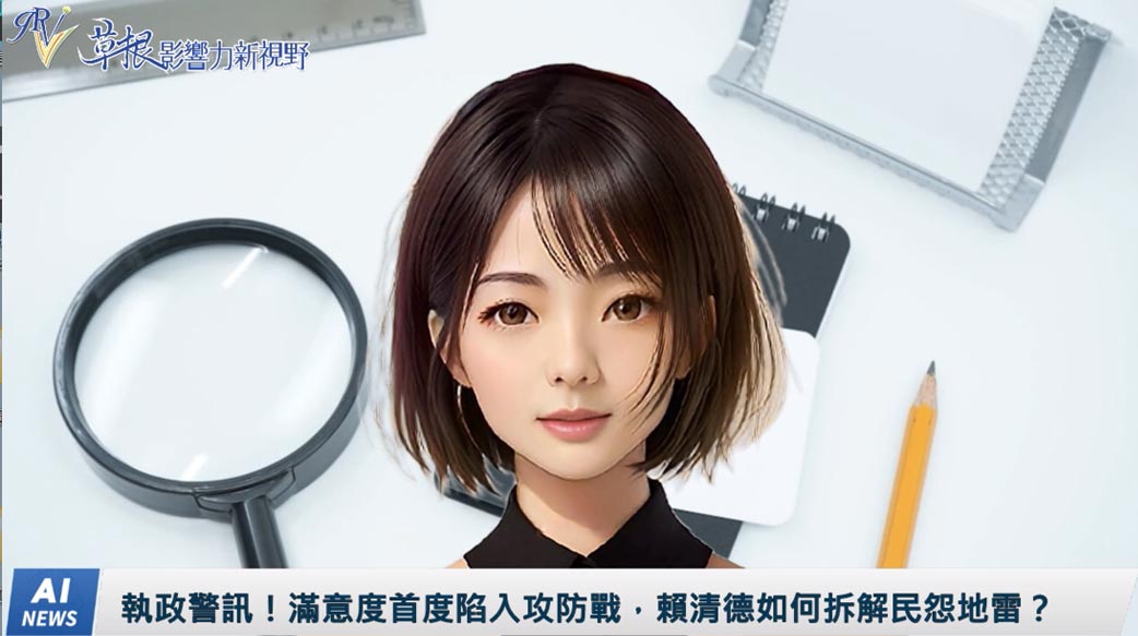 《AI播報》執政警訊！滿意度首度陷入攻防戰，賴清德如何拆解民怨地雷？