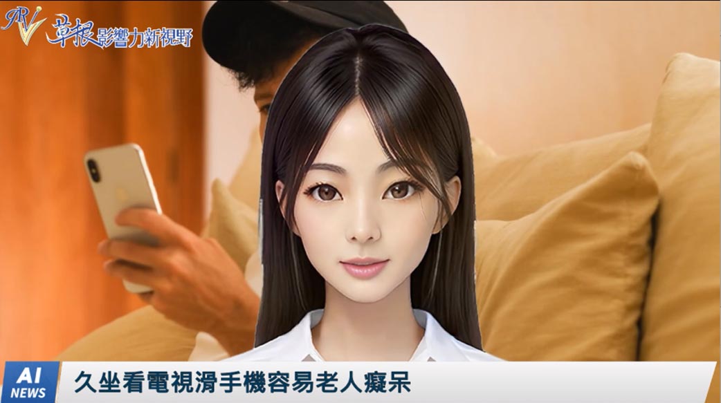 《AI播報》久坐看電視滑手機容易老人癡呆