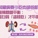 腎臟病要少吃肉卻怕肌少症？醫揭關鍵平衡：蛋白質「這樣吃」才不傷身