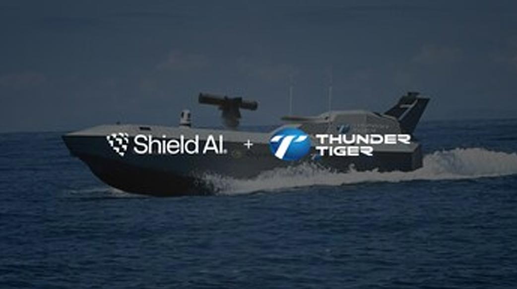 Shield AI 與 Thunder Tiger 合作，在台灣擴展 Hivemind 海上自主能力