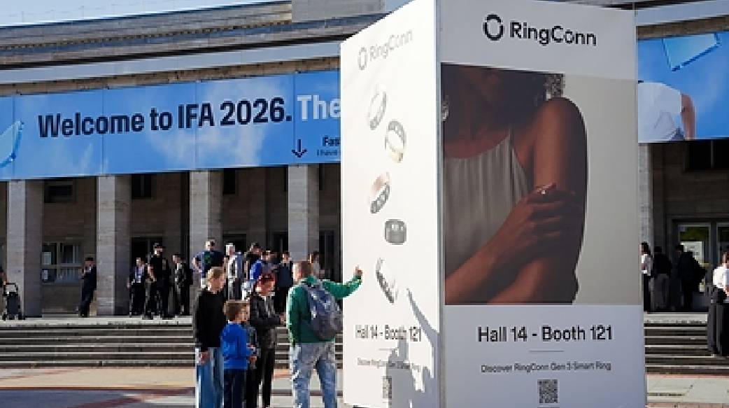 RingConn第三代智能戒指亮相2026年柏林國際消費電子展