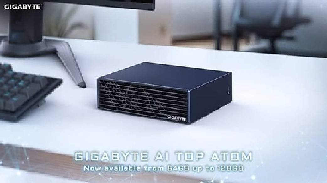 技嘉 AI TOP ATOM 64GB 統一記憶體版本登場，拓展桌上型 AI 開發新可能